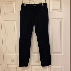 Lee Straight Leg Relaxed fit Mid Rise Black Dress pant